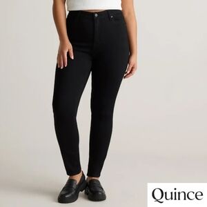 Quince▪️Bella Stretch High Rise Black Skinny Jeans